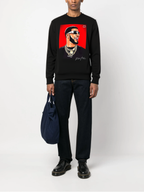 FesFas Swag-print Sweatshirt | Black | Men
