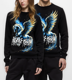 FesFas pegasus-print Sweatshirt | Black | Men