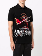 FesFas bone knight-print | Áo Polo | Nam | Màu Đen