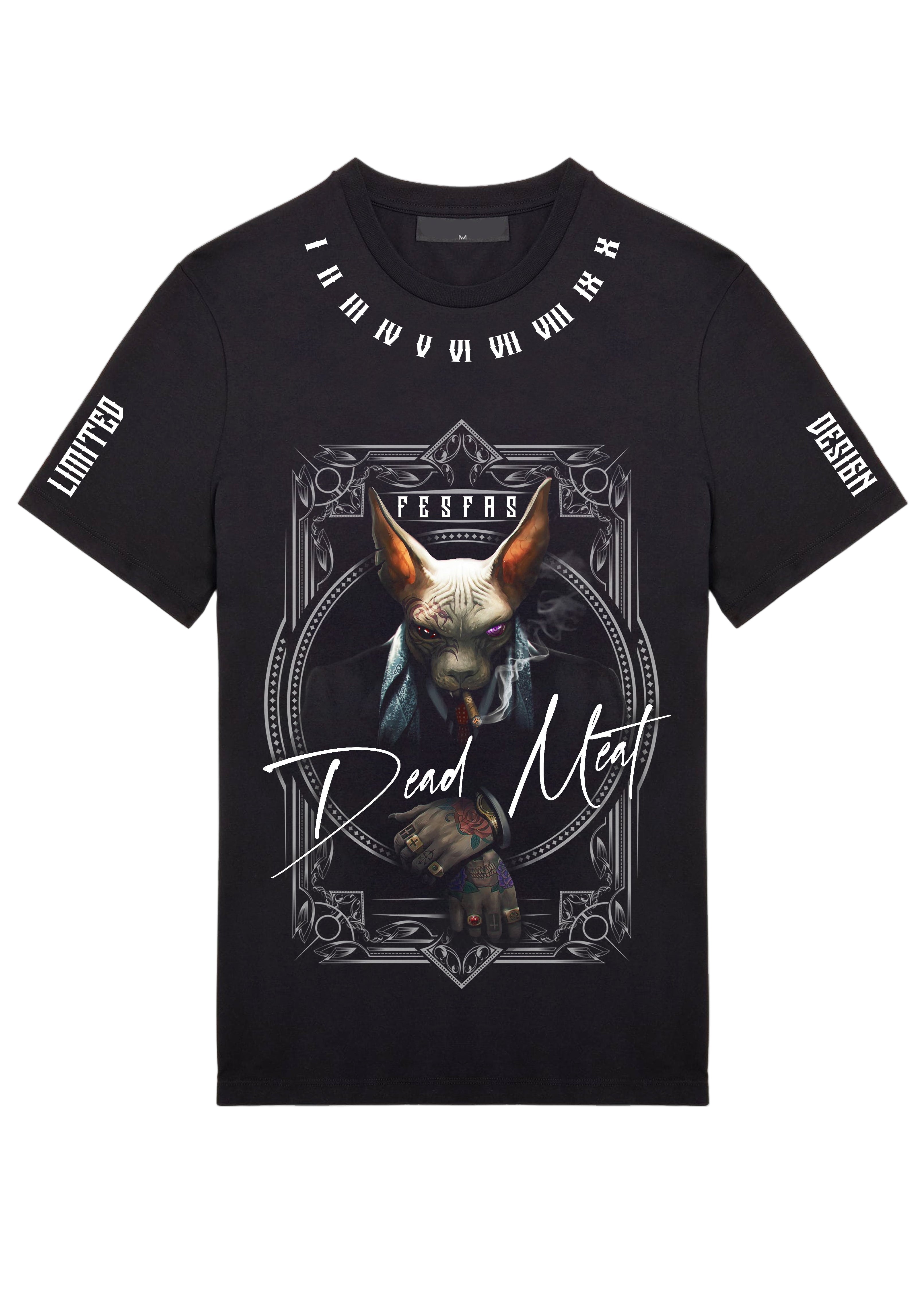 FesFas sphynx-print | Áo Thun | Nam | Màu Đen