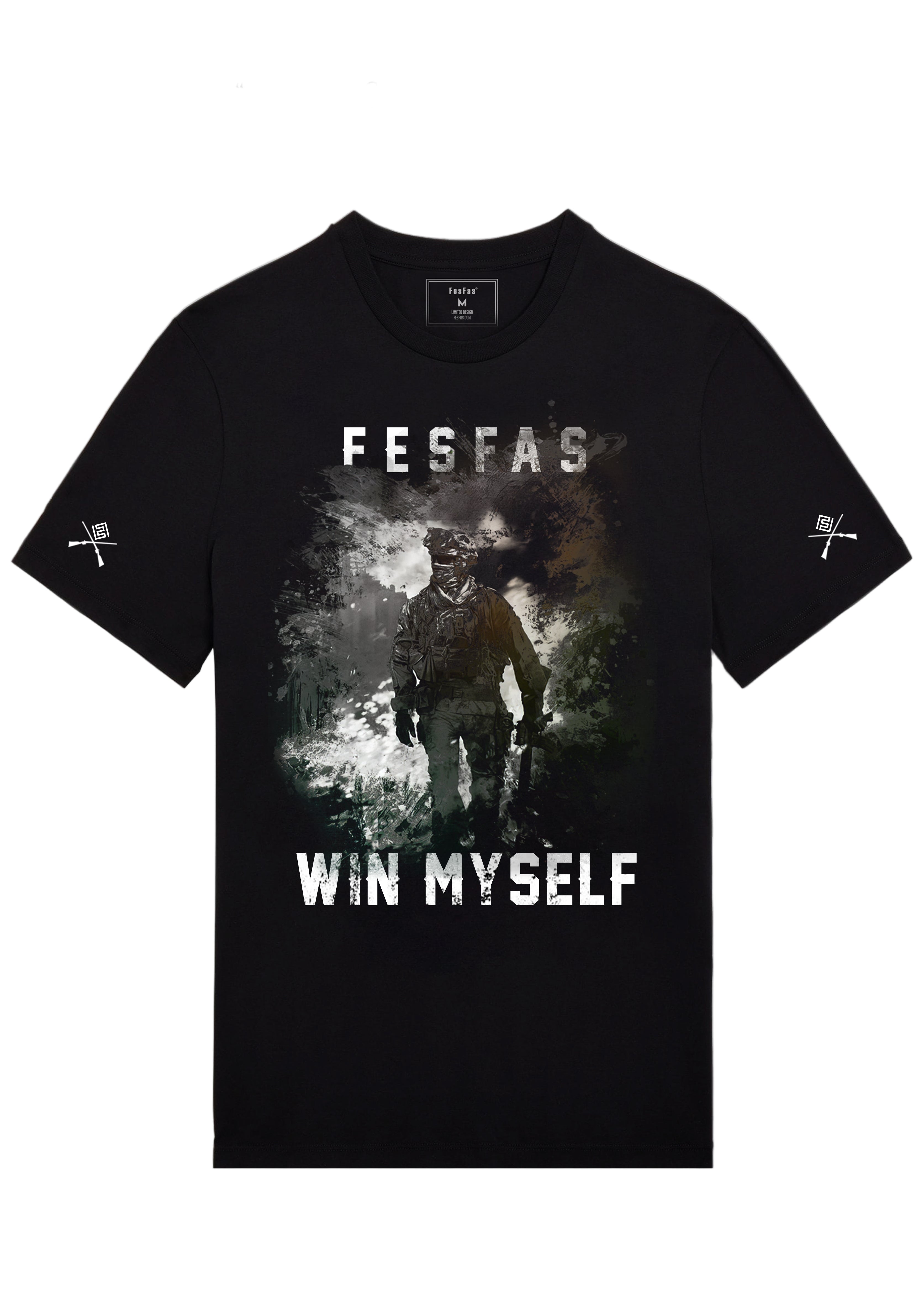 FesFas special forces-print | Áo Thun | Nam | Màu Đen