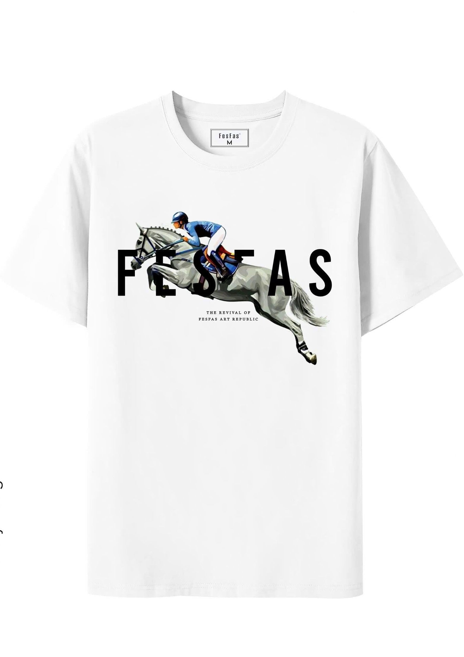 FesFas horse-print T-shirt | White | Men