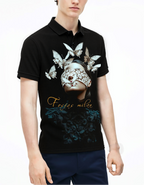 FesFas Girl-print | Áo Polo | Nam | Màu Đen