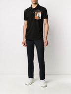 FesFas Horse-print | Áo Polo | Nam | Màu Đen