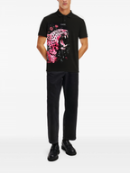 FesFas Pink Leopard-print | Áo Polo | Nam | Màu Đen