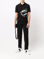 FesFas King Cobra-print | Áo Polo | Nam | Màu Đen