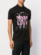FesFas "Never Get Lost"-print | Áo Polo | Nam | Màu Đen
