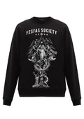 FesFas God-print Sweatshirt | Black | Men
