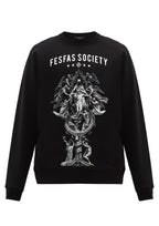 FesFas God-print Sweatshirt | Black | Men