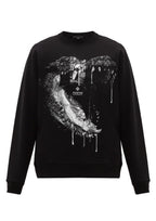 FesFas Crocodile-print Sweatshirt | Black | Men