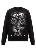FesFas Jaguar-print Sweatshirt | Black | Men