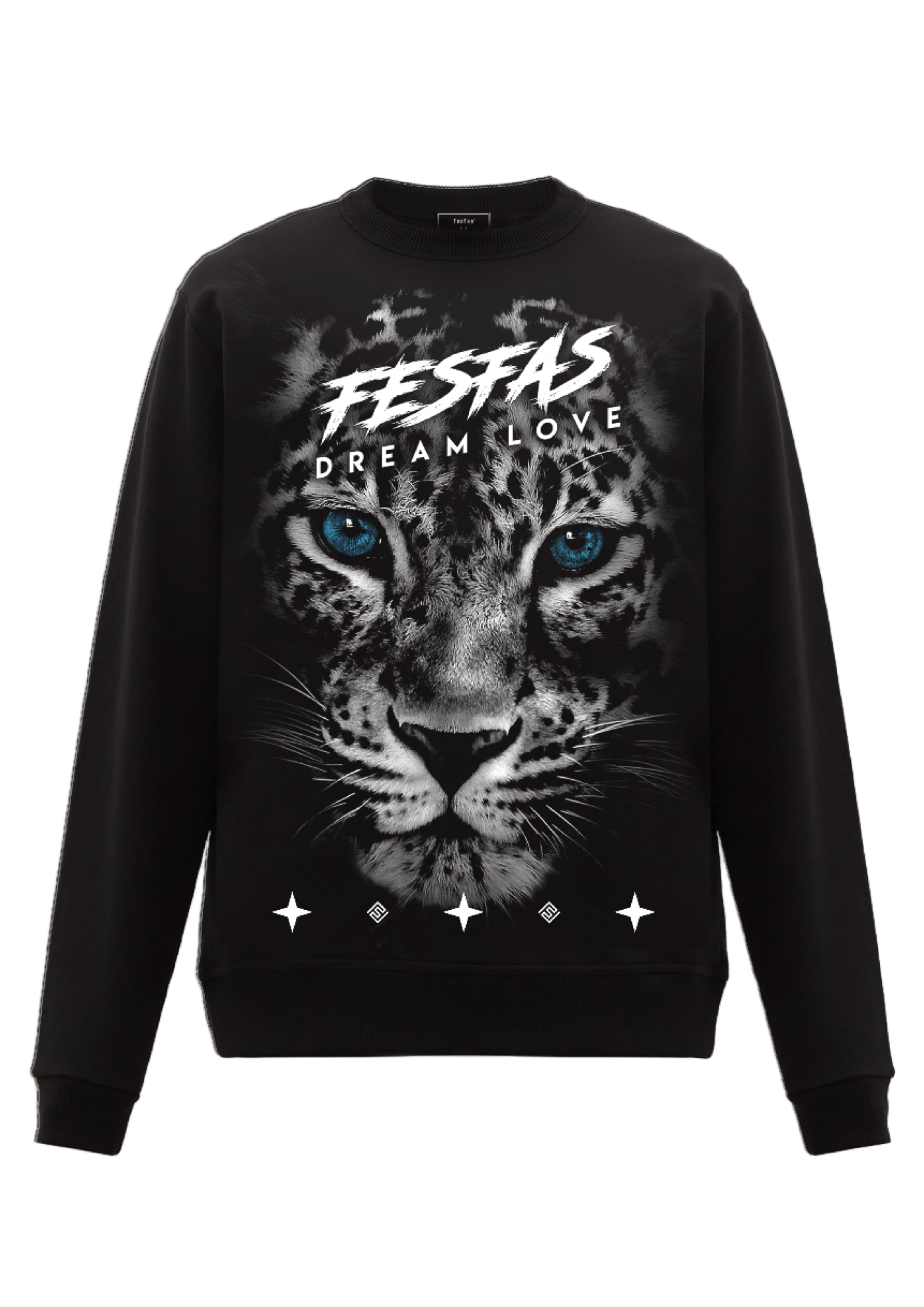 FesFas Jaguar-print Sweatshirt | Black | Men