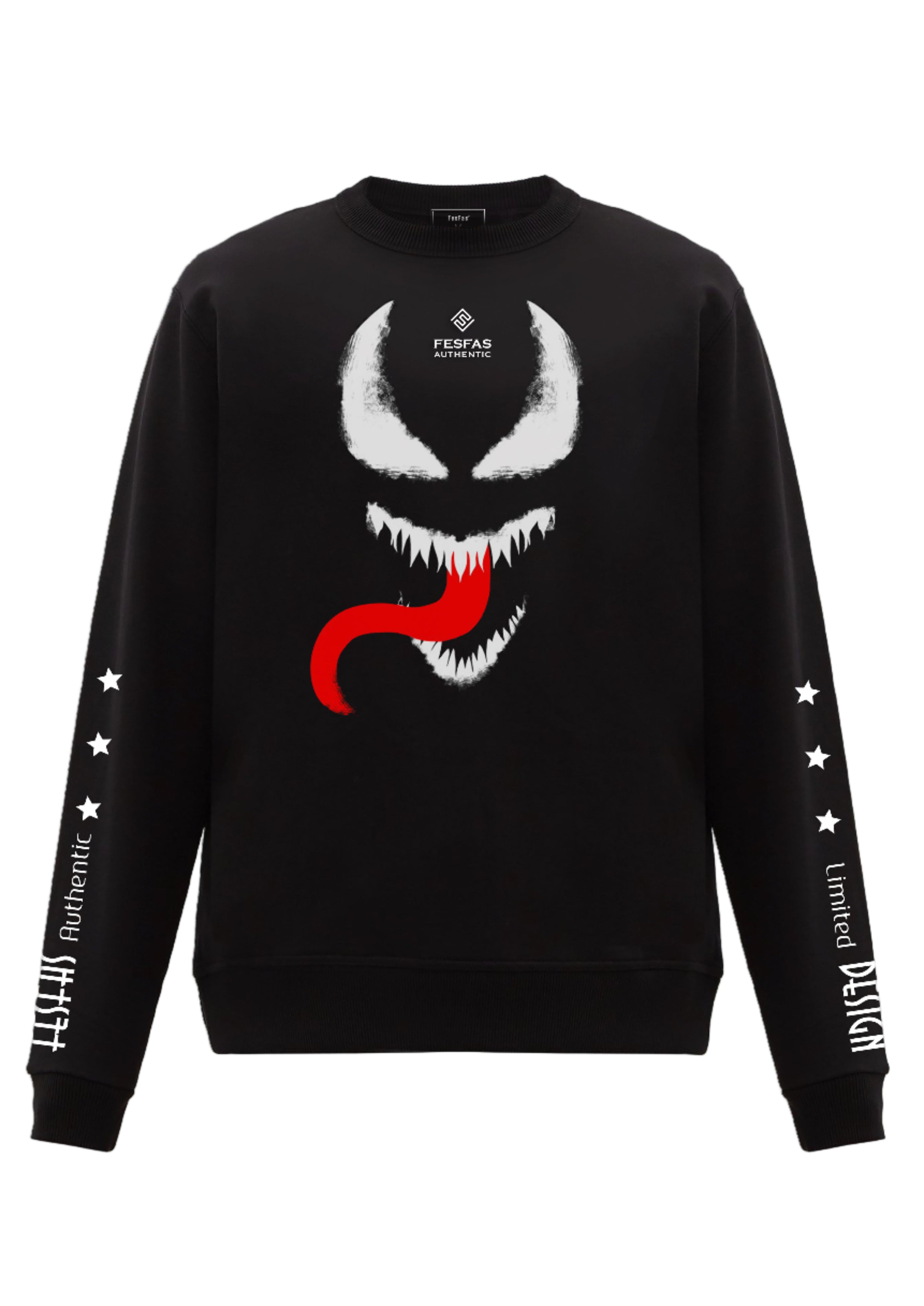 FesFas Venom-print Sweatshirt | Black | Men