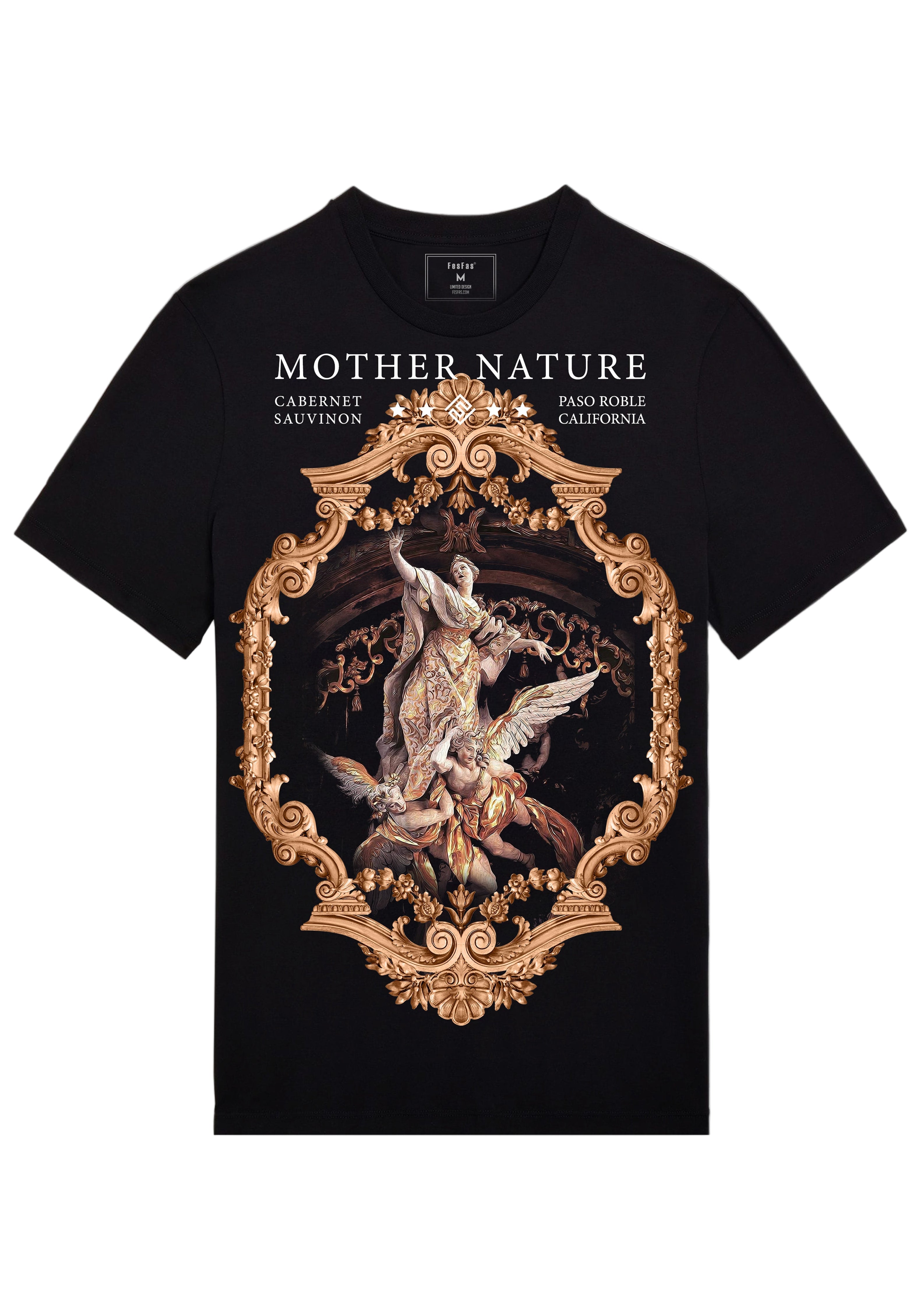 FesFas mother nature-print | Áo Thun | Nam | Màu Đen