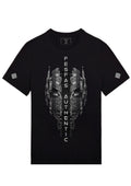FesFas metal mask-print | Áo Thun | Nam | Màu Đen