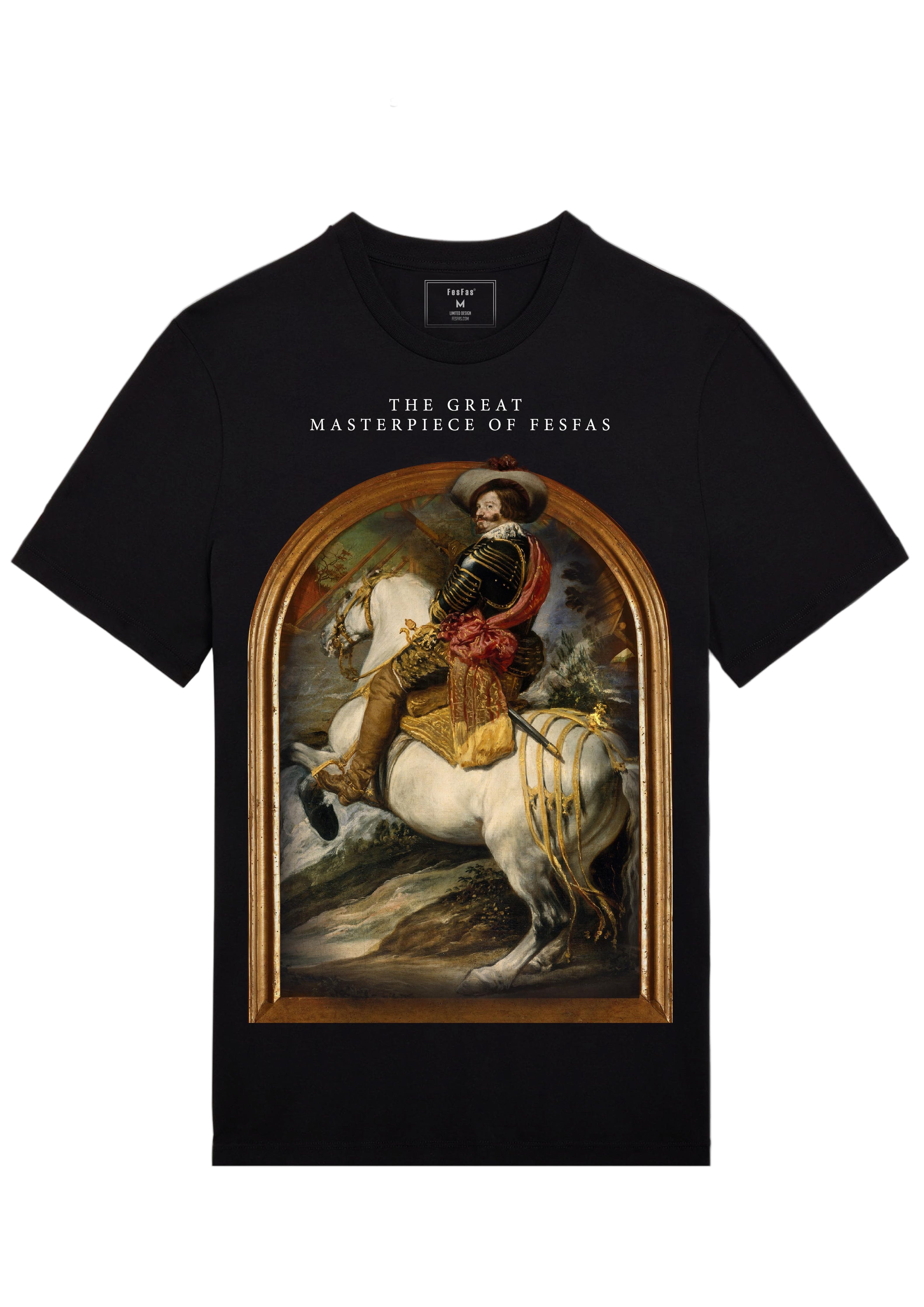 FesFas commander-print | Áo Thun | Nam | Màu Đen