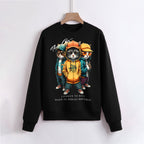 FesFas Cats-print Sweatshirt | Black | Men