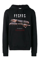 FesFas Good Sense-print Hoodie | Black | Men