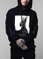 FesFas Cool dog-print Hoodie | Black | Men