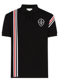 FesFas Striped-print | Áo Polo | Nam | Màu Đen