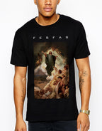 FesFas God-print | Áo Thun | Nam | Màu Đen
