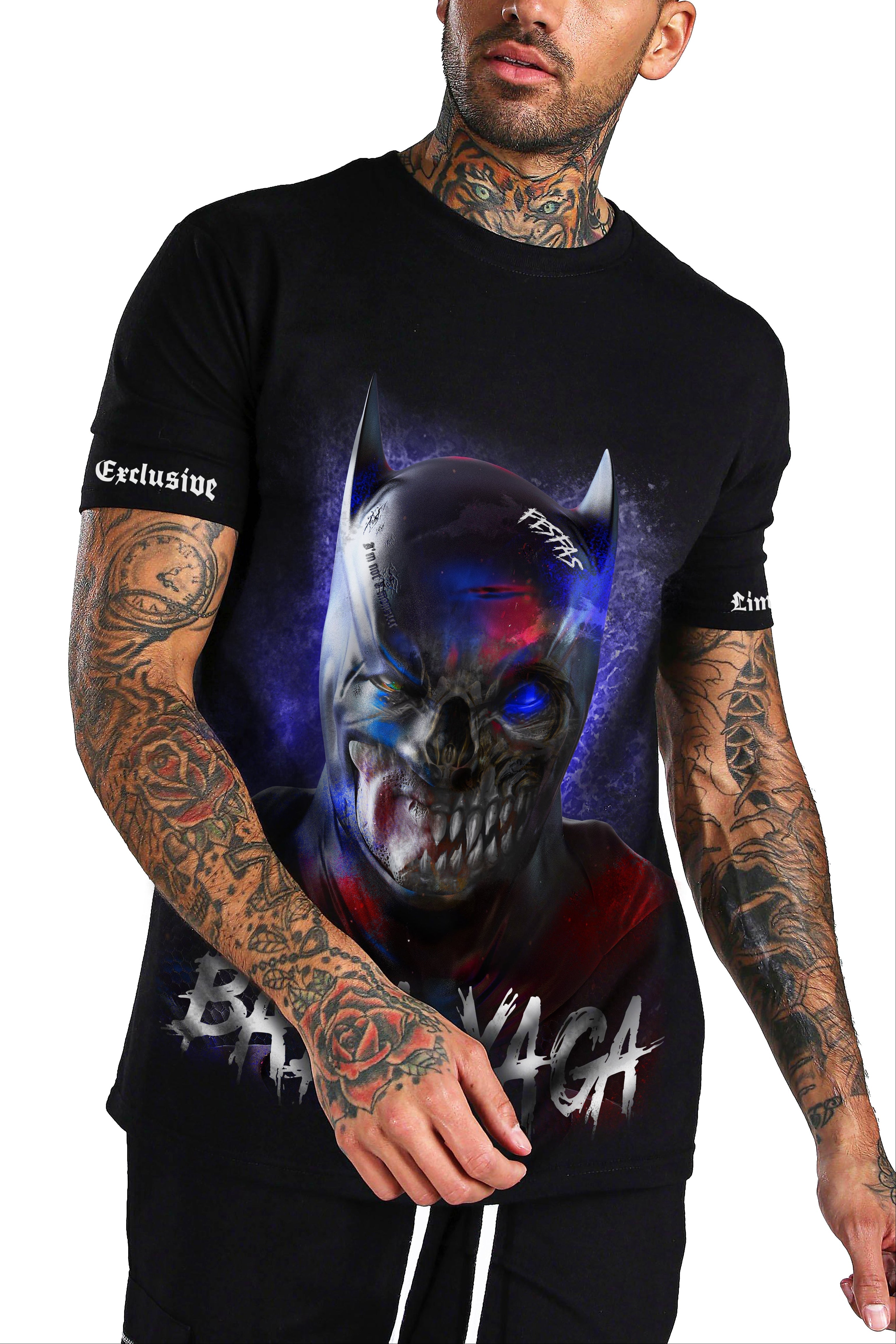 FesFas batman-print | Áo Thun | Nam | Màu Đen