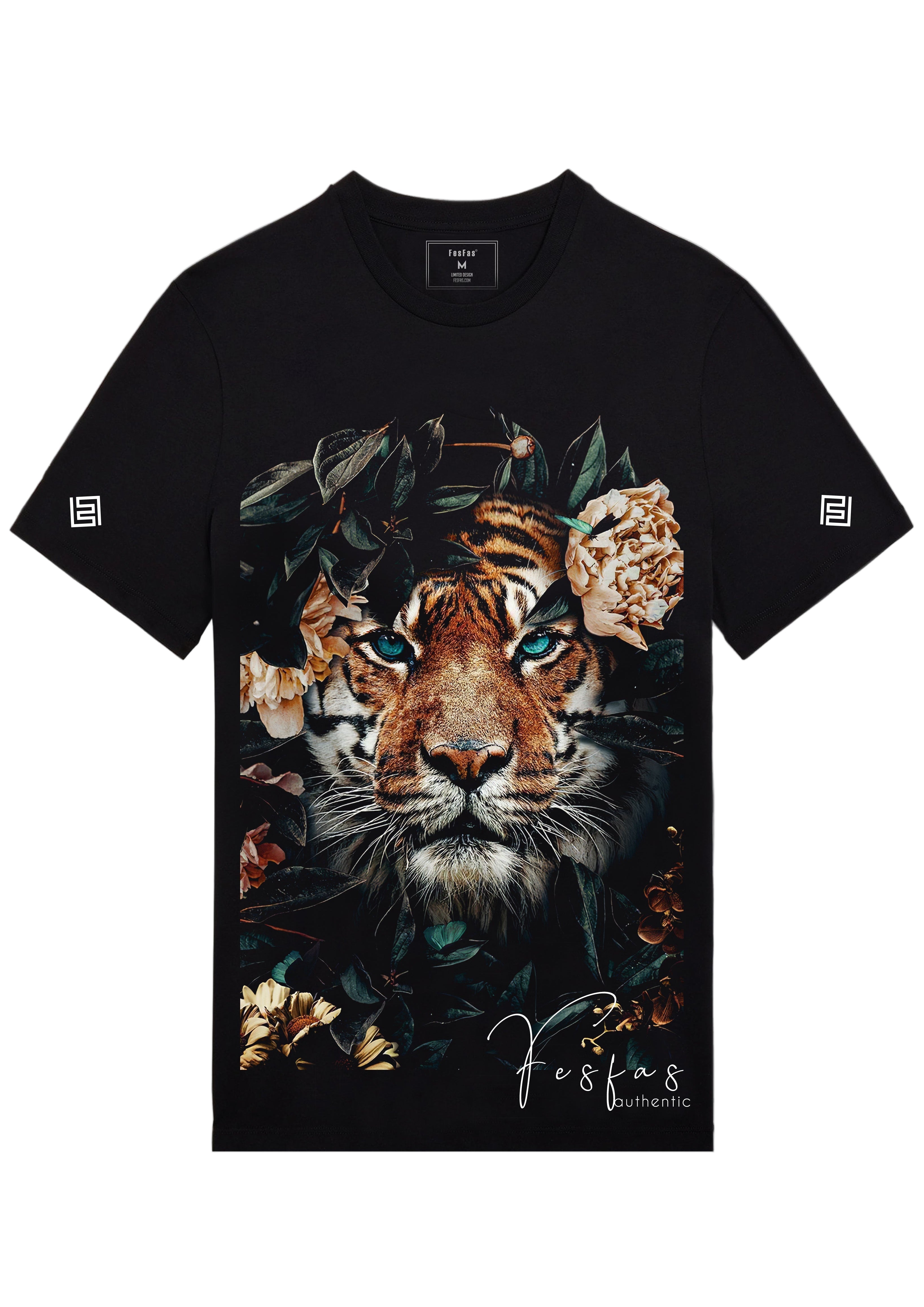 FesFas tiger-print | Áo Thun | Nam | Màu Đen