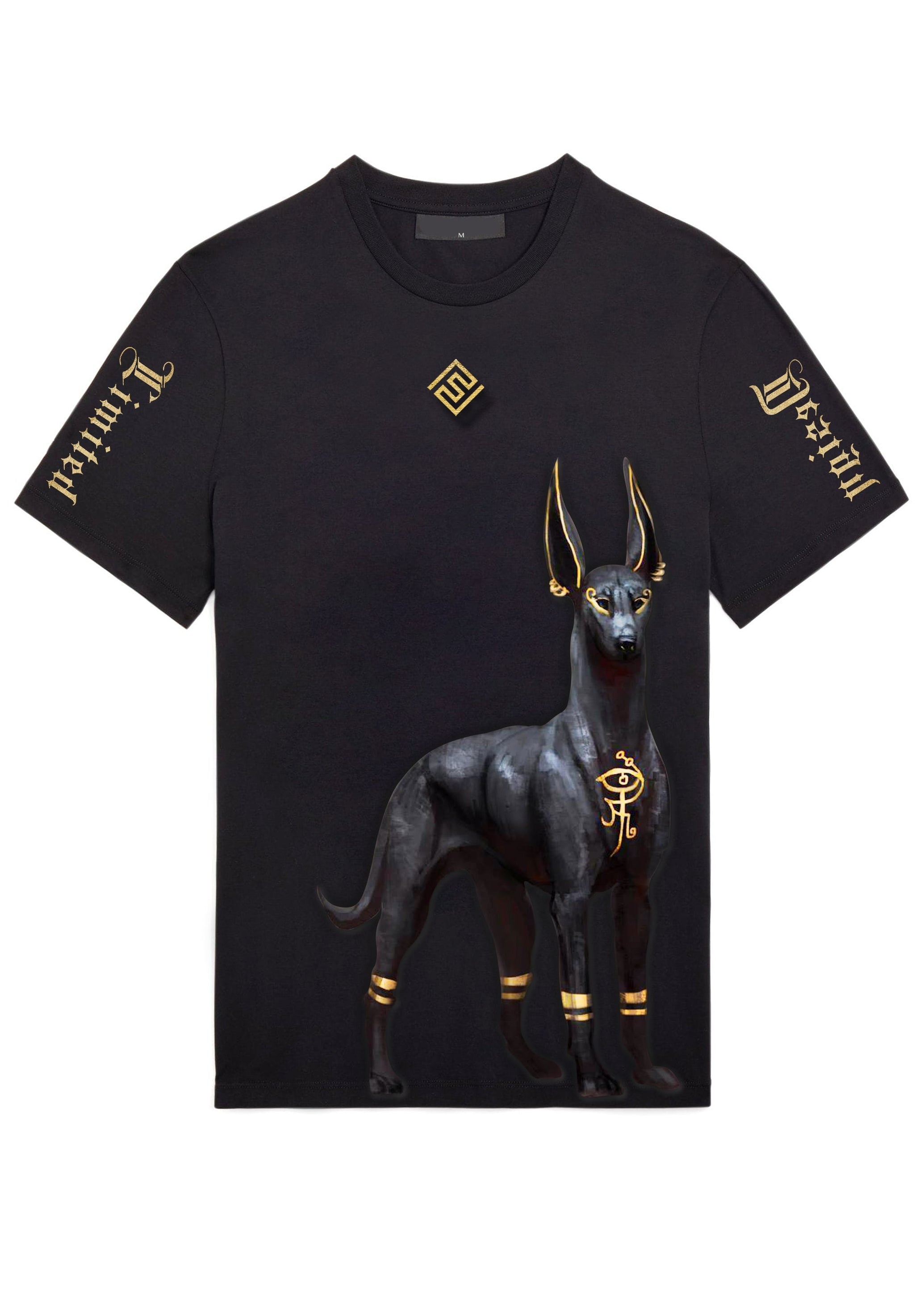 FesFas anubis-print | Áo Thun | Nam | Màu Đen