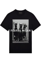 FesFas doberman-print | Áo Thun | Nam | Màu Đen