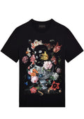 FesFas Floral-print | Áo Thun | Nam | Màu Đen