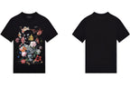 FesFas Floral-print | Áo Thun | Nam | Màu Đen