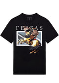 FesFas Horse-print | Áo Thun | Nam | Màu Đen
