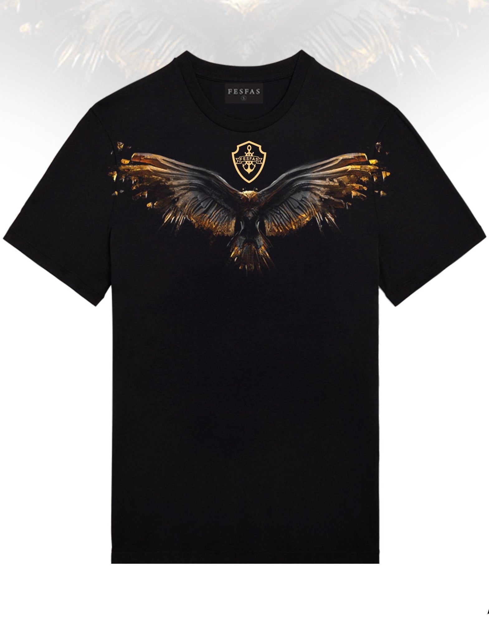 FesFas Eagle-print | Áo Thun | Nam | Màu Đen