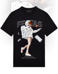 FesFas astronaut-print | Áo Thun | Nam | Màu Đen