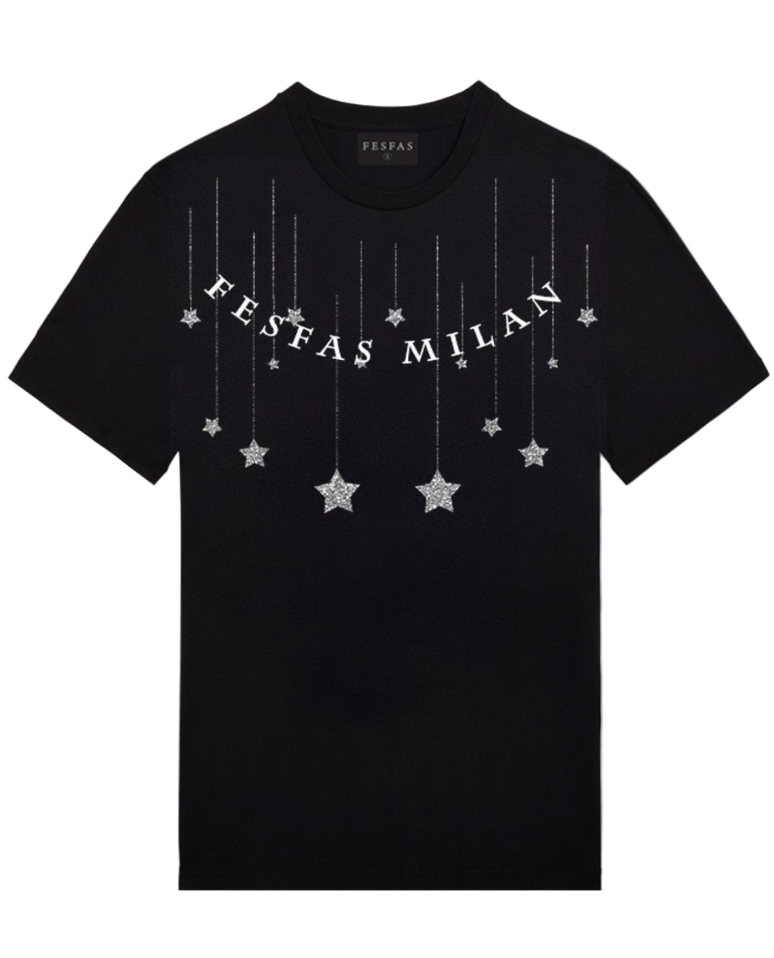 FesFas Stars-print | Áo Thun | Nam | Màu Đen
