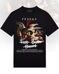 FesFas Angel-print | Áo Thun | Nam | Màu Đen