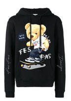 FesFas Skateboard Bear-print Hoodie | Black | Men
