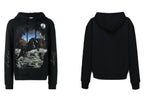 FesFas Heather Garden-print Hoodie | Black | Men