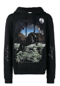 FesFas Heather Garden-print Hoodie | Black | Men