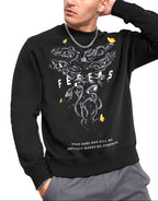 FesFas Snake-print Sweatshirt | Black | Men