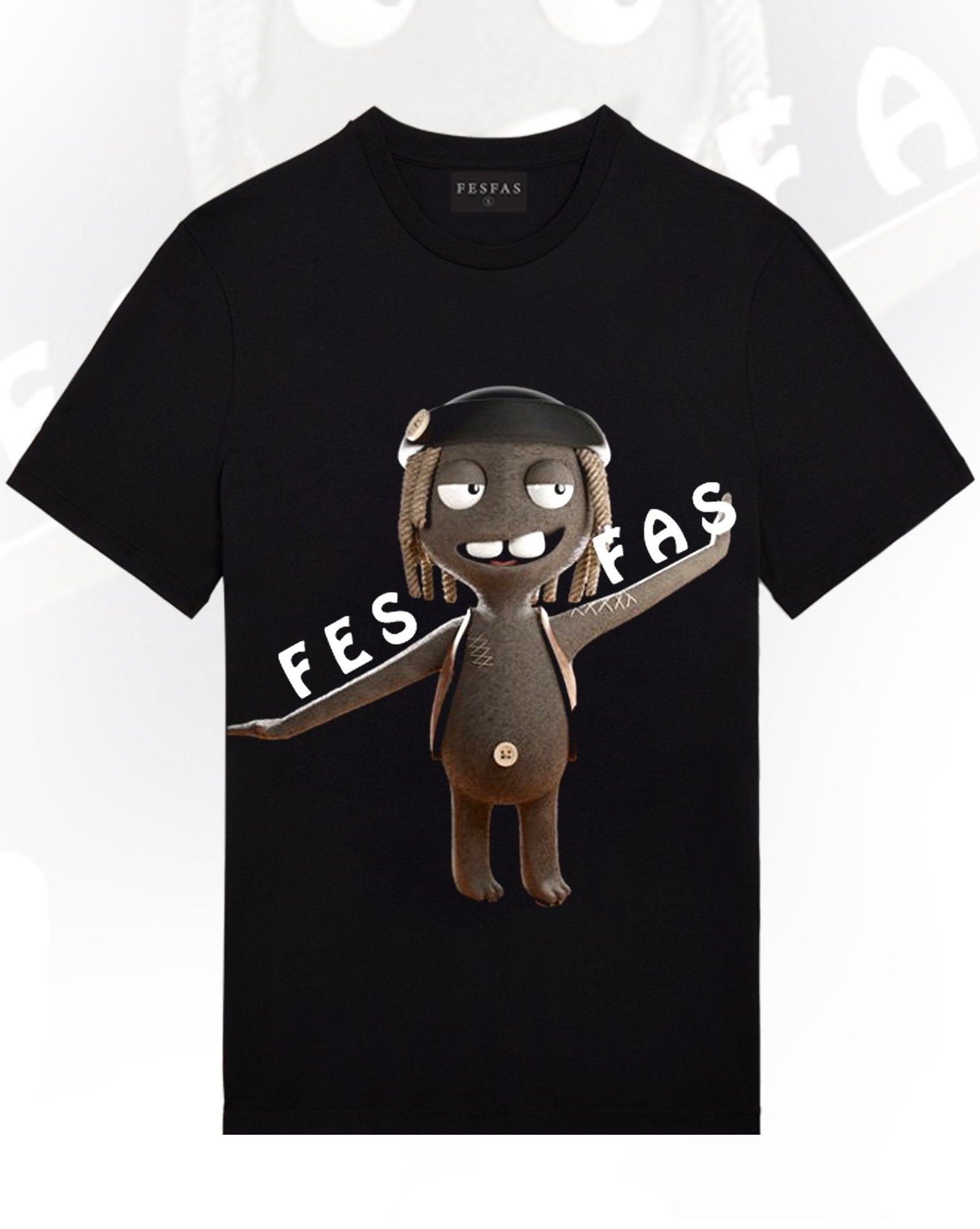 FesFas Ragatha-print | Áo Thun | Nam | Màu Đen