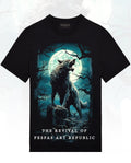 FesFas Wolf-print | Áo Thun | Nam | Màu Đen