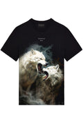 FesFas Wolf-print | Áo Thun | Nam | Màu Đen
