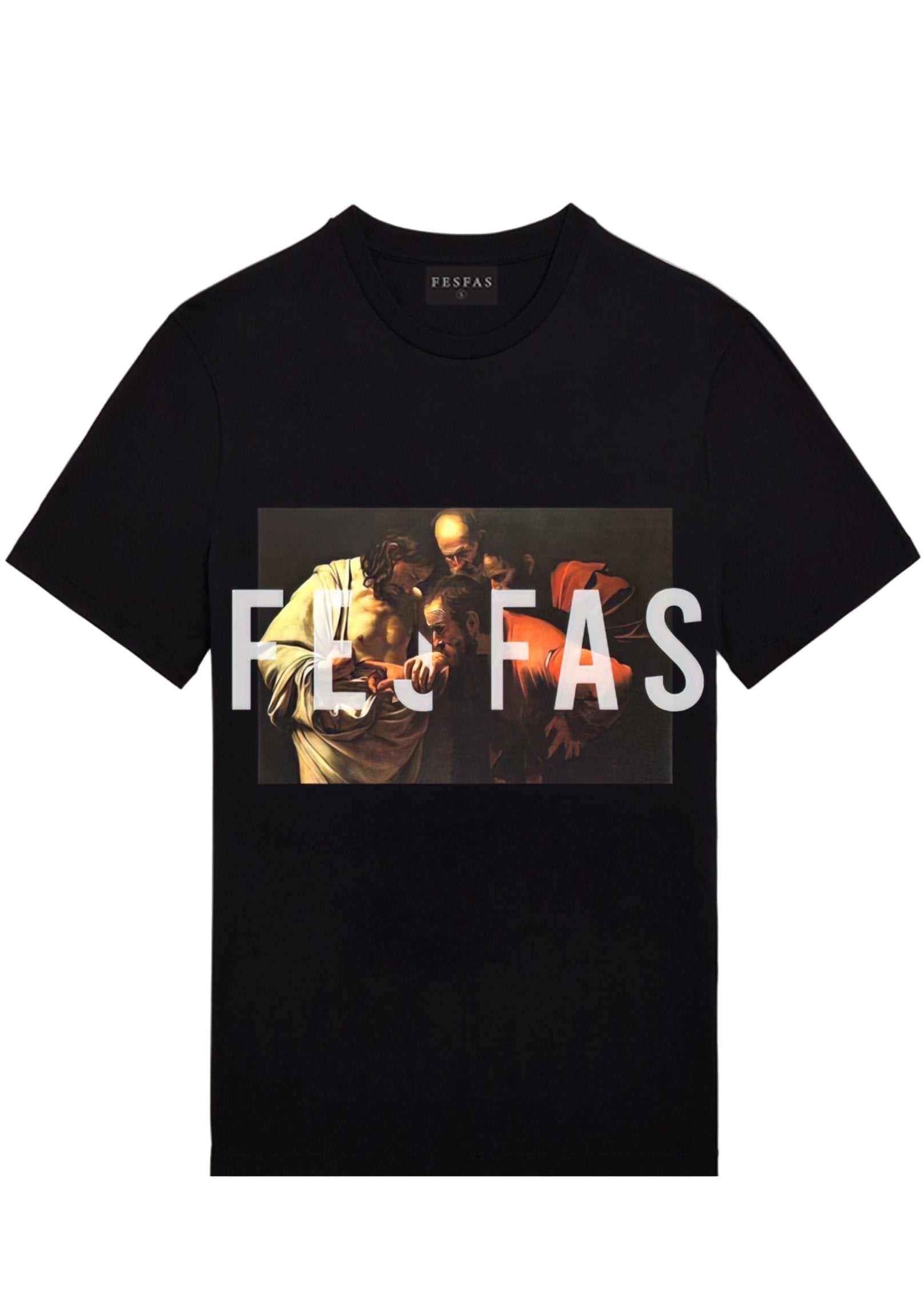 FesFas renaissance-print | Áo Thun | Nam | Màu Đen