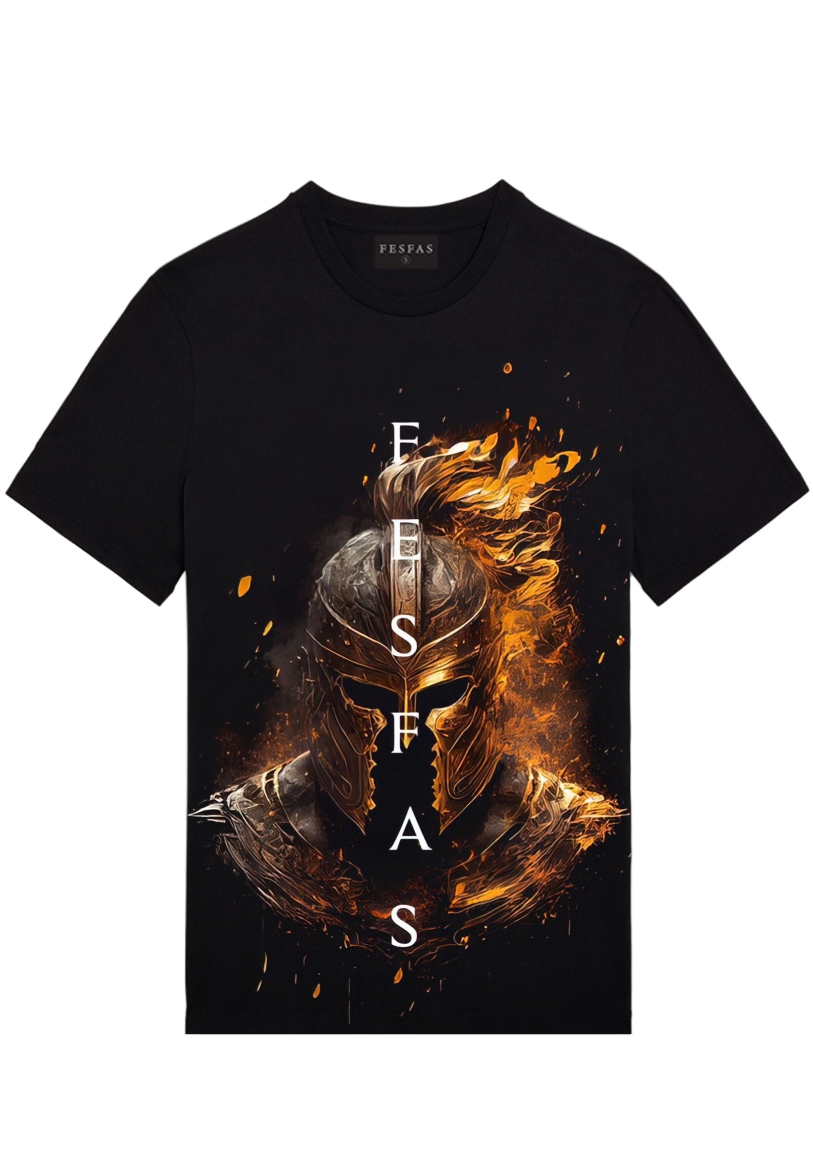 FesFas warrior-print | Áo Thun | Nam | Màu Đen
