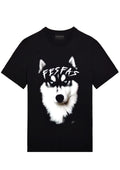 FesFas husky-print | Áo Thun | Nam | Màu Đen