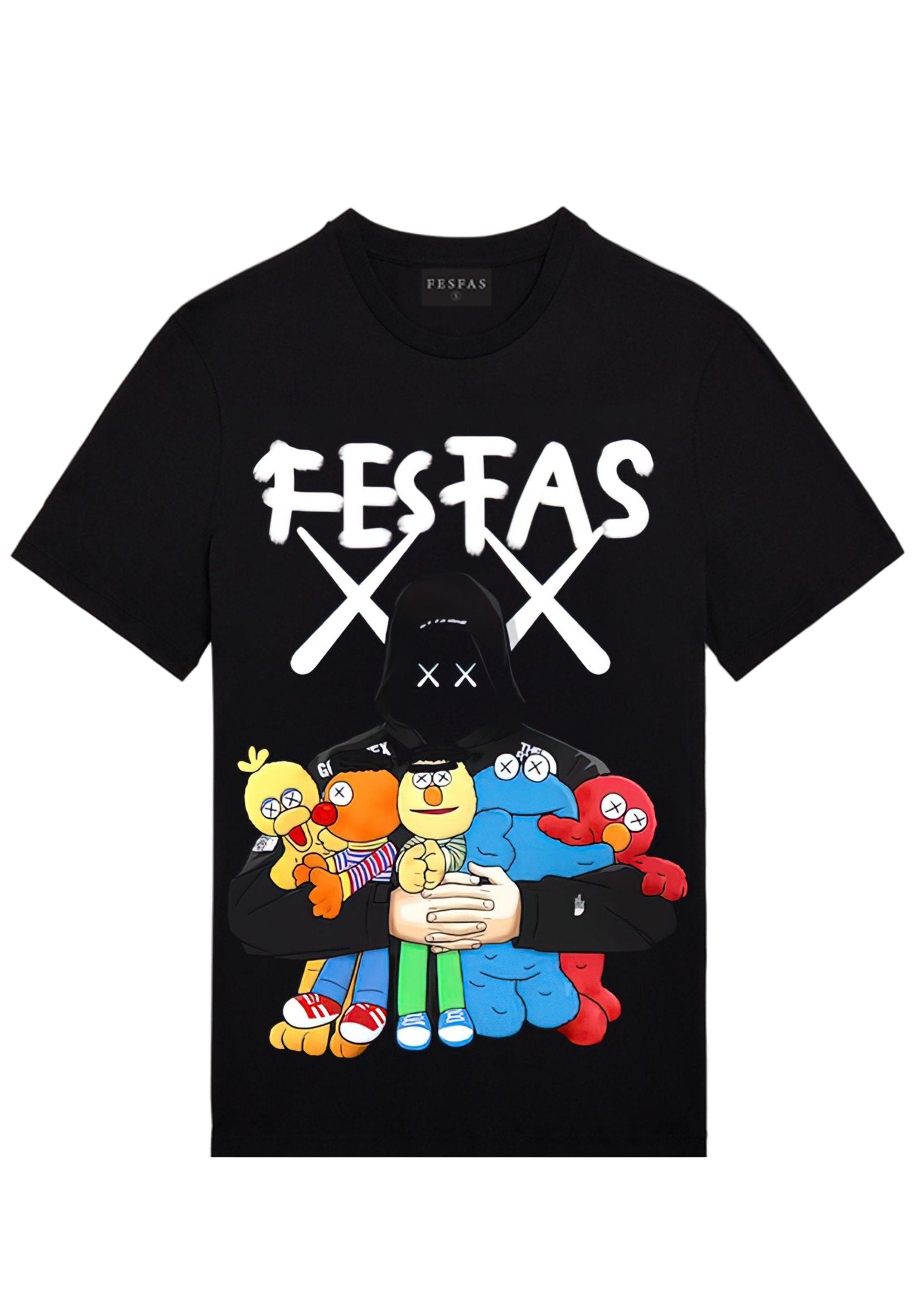 FesFas toys-print | Áo Thun | Nam | Màu Đen