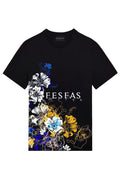 FesFas flowers-print | Áo Thun | Nam | Màu Đen