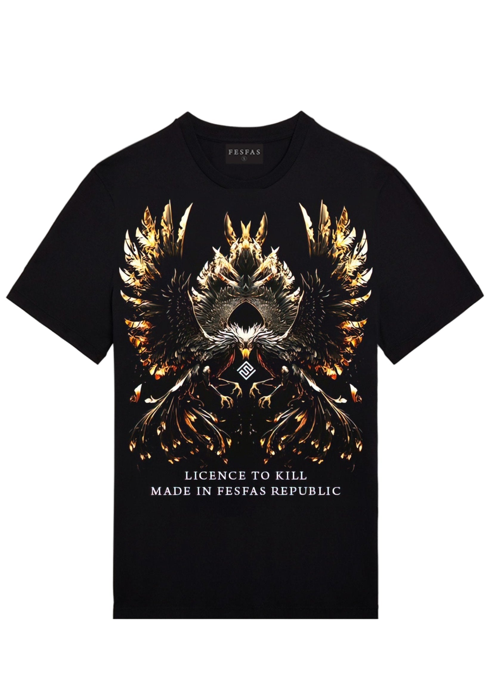 FesFas eagle-print | Áo Thun | Nam | Màu Đen