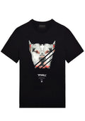 FesFas pitbull-print | Áo Thun | Nam | Màu Đen